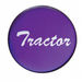Tractor Glossy Air Valve Knob Sticker | Purple | United Pacific