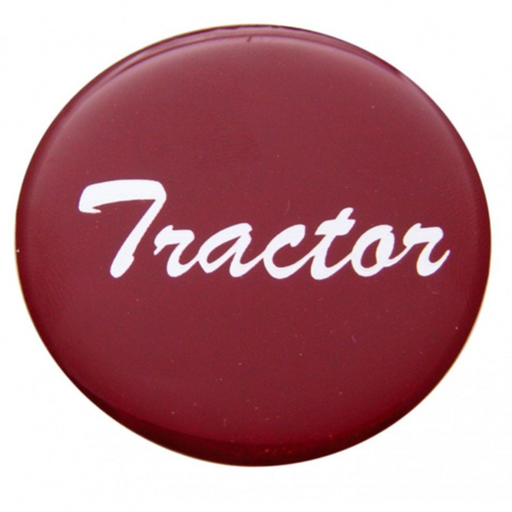 Tractor Glossy Air Valve Knob Sticker | Red | United Pacific