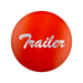 “Trailer” Glossy Air Valve Knob Sticker | Amber | United Pacific