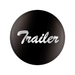 “Trailer” Glossy Air Valve Knob Sticker | Black | United Pacific