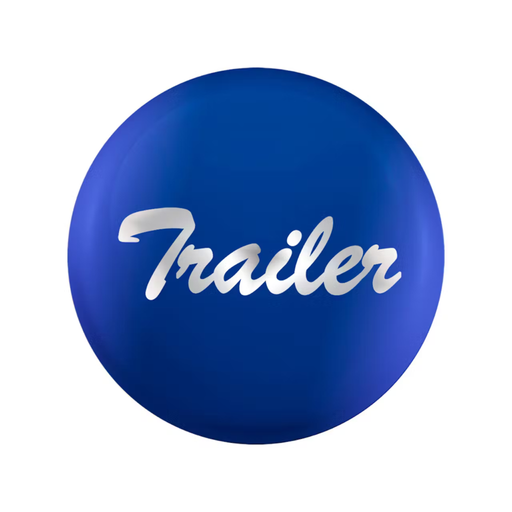 “Trailer” Glossy Air Valve Knob Sticker | Blue | United Pacific