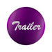 “Trailer” Glossy Air Valve Knob Sticker | Purple | United Pacific