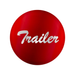 “Trailer” Glossy Air Valve Knob Sticker | Red | United Pacific