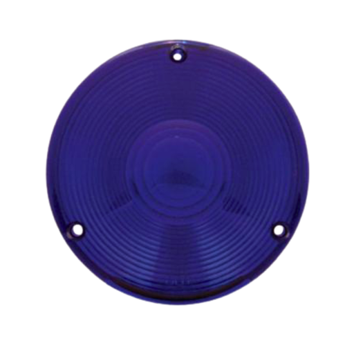 Turn Signal Light Lens 4 Inch Blue | United Pacific
