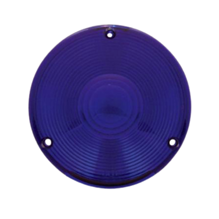 Turn Signal Light Lens 4 Inch Blue | United Pacific