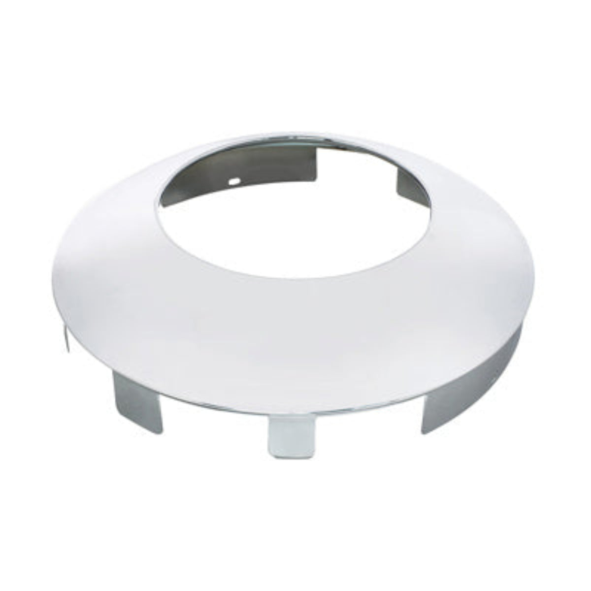 Universal Chrome Front Hub Cap with Hubometer Hole | 1″ Lip | 4.80″ Opening | United Pacific