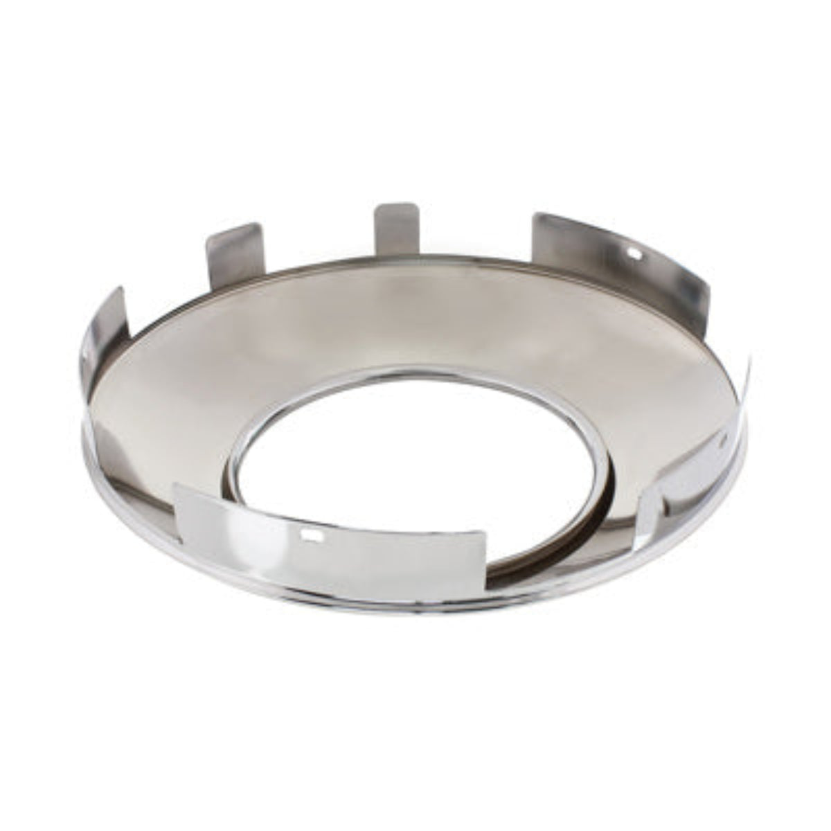 Universal Chrome Front Hub Cap with Hubometer Hole | 1″ Lip | 4.80″ Opening | United Pacific