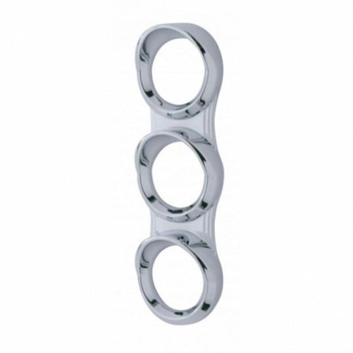 Vertical Gauge Cluster Bezel with Visor 3 Gauge | United Pacific