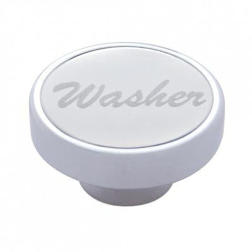 “Washer” Dash Knob with Stainless Plaque | United Pacific
