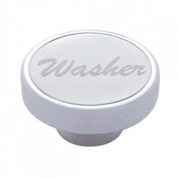 “Washer” Dash Knob with Stainless Plaque | United Pacific