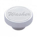 “Washer” Dash Knob with Stainless Plaque | United Pacific