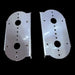 JML_Kustoms - Peterbilt 15" - 2 Watermelon Holes Air Cleaner Front Brackets ONLY (PAIR) - The New Vernon Truck Wash