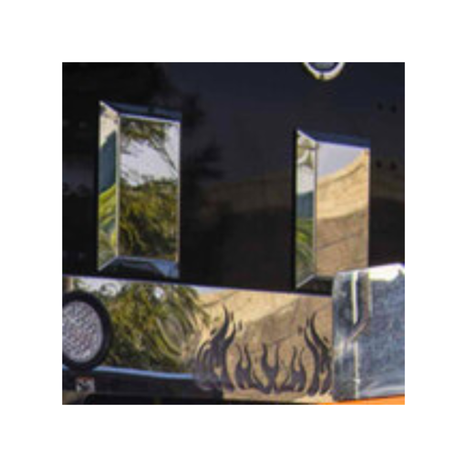 Peterbilt 579 Sleeper Breather Cover 2 Piece Set | Valley Chrome