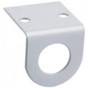 Stainless Steel Mini Light Bracket W/ One 13/16 Inch Roundnd Cutout