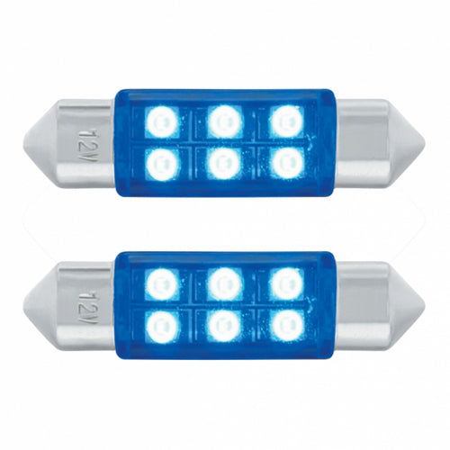 8 SMD High Power Micro LED 211-2 Light Bulb Blue
