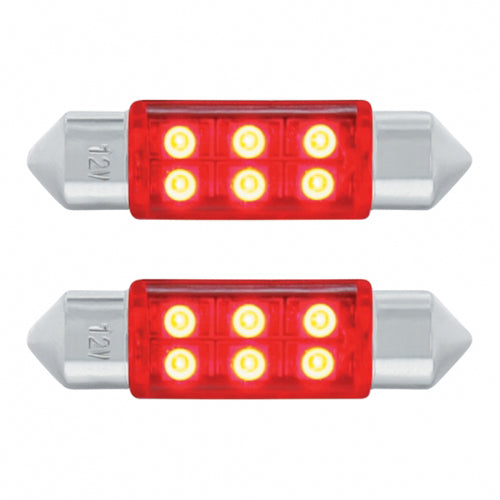 8 SMD High Power Micro LED 211-2 Light Bulb Red