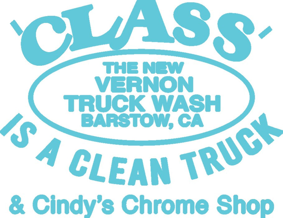 The New Vernon Truck Wash & Cindy's Chrome Shop Car / Truck Decal - The New Vernon Truck Wash