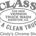 The New Vernon Truck Wash & Cindy's Chrome Shop Car / Truck Decal - The New Vernon Truck Wash