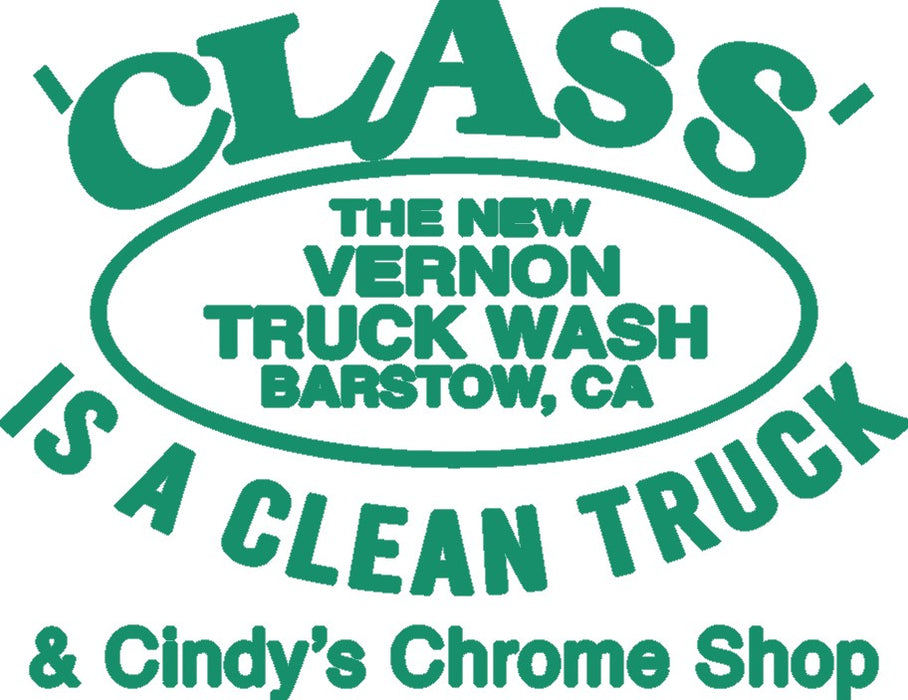 The New Vernon Truck Wash & Cindy's Chrome Shop Car / Truck Decal