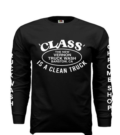 Long Sleeve 'Class' T-Shirt - The New Vernon Truck Wash