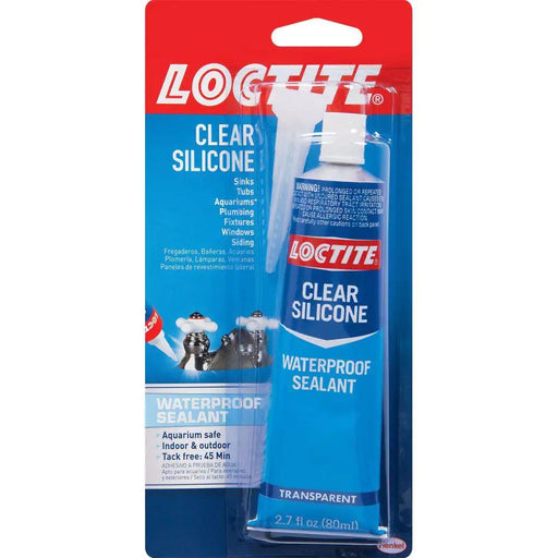 Loctite Clear Silicone Waterproof Sealant - 2.7 fl oz