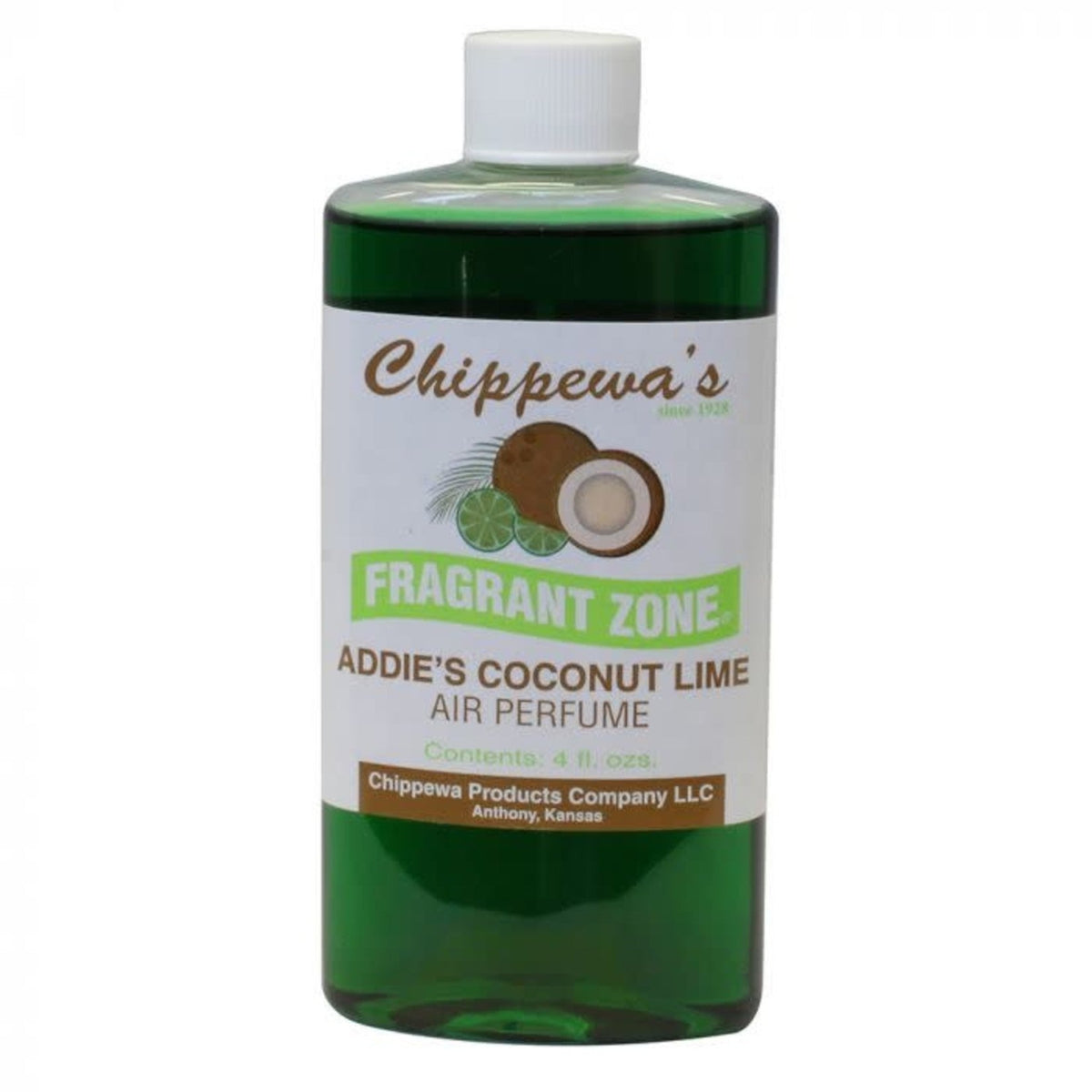 Air Perfume | 4 oz Bottle | Addies Coconut Lime | Chippewa's Fragrant Zone