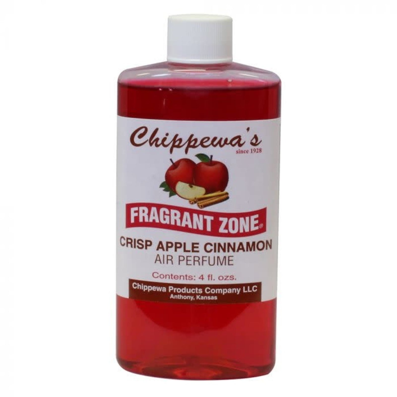 Air Perfume | 4 oz Bottle | Crisp Apple Cinnamon | Chippewa's Fragrant Zone