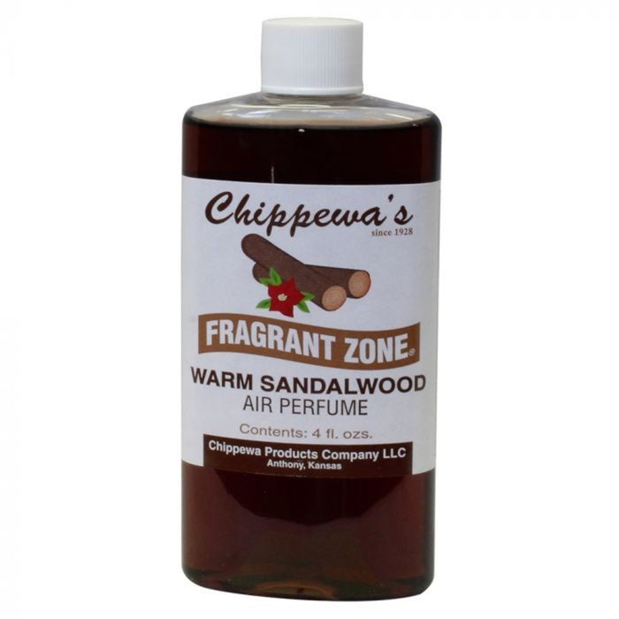 Air Perfume | 4 oz Bottle | Warm Sandalwood | Chippewa's Fragrant Zone