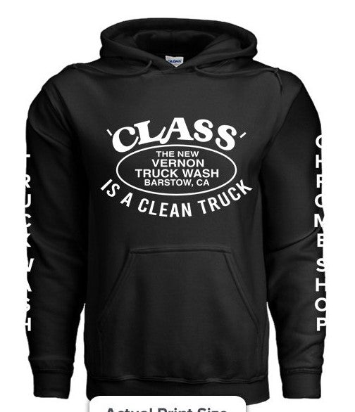 'Class' Hoodie Pullover Sweatshirt - The New Vernon Truck Wash