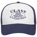 5 Panel Trucker Hat Class Is a Clean Truck | White Blue | The New Vernon Truck Wash