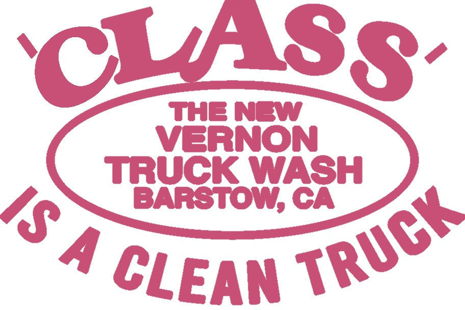 Class Logo Car and Truck Vinyl Decal Tropical Pink | The New Vernon Truck Wash