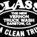 Class Logo Car and Truck Vinyl Decal White | The New Vernon Truck Wash