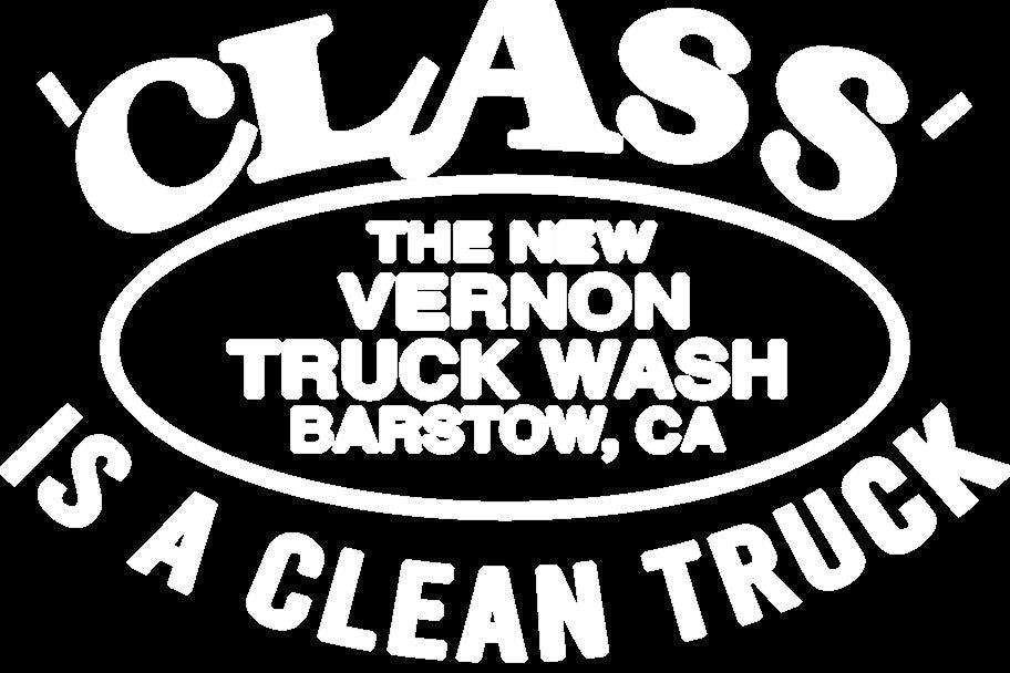 Class Logo Car and Truck Vinyl Decal White | The New Vernon Truck Wash
