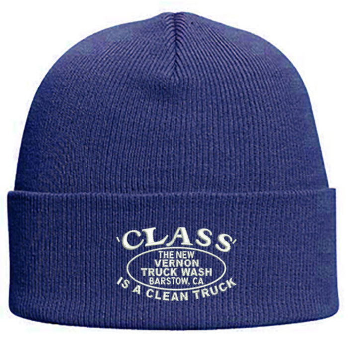 Superior Cotton Knit Beanie Navy | The New Vernon Truck Wash