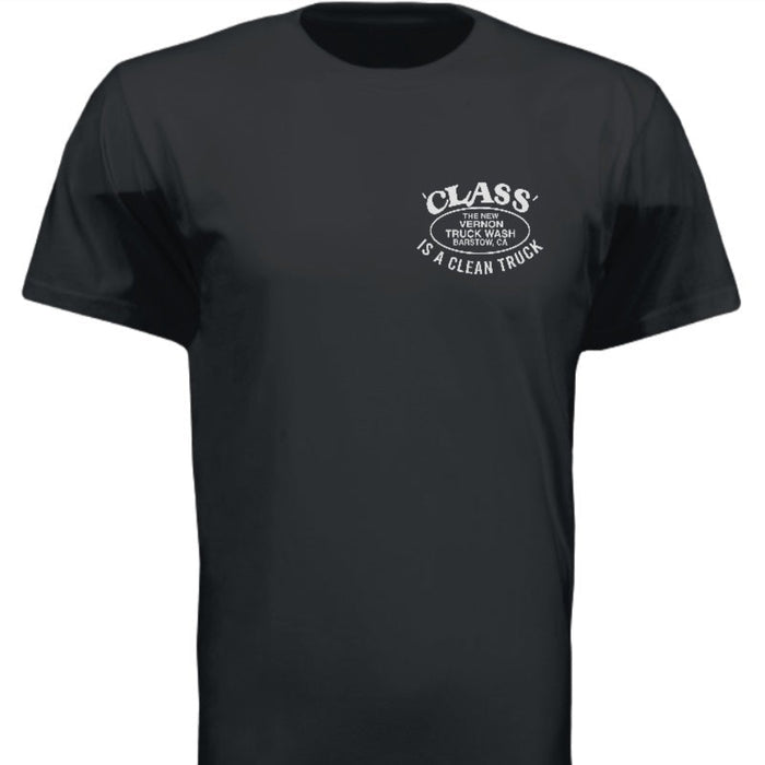 Playful Pig Logo Short Sleeve T Shirt Same Sh!t Different Day | Black | The New Vernon Truck Wash