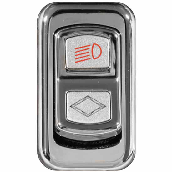Rockwood - Chrome Actuator Buttons for Electric Rocker Switches - The New Vernon Truck Wash