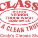 The New Vernon Truck Wash & Cindy's Chrome Shop Car / Truck Decal