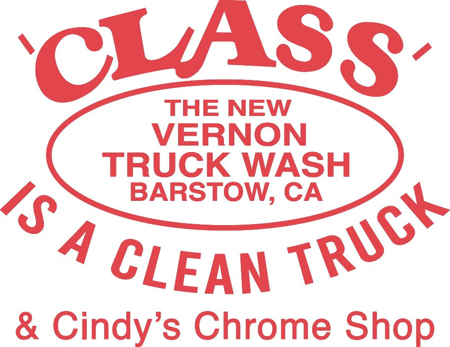 The New Vernon Truck Wash & Cindy's Chrome Shop Car / Truck Decal