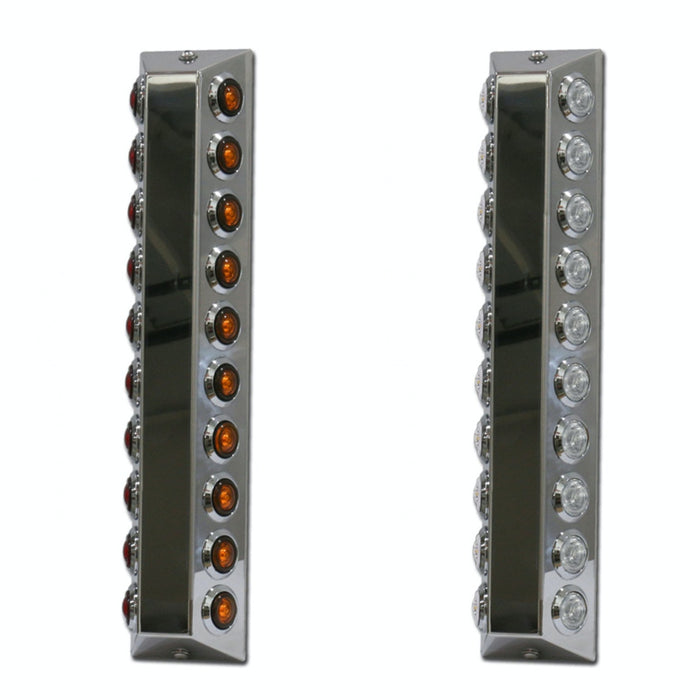 Switchblade Universal Light Bar 15” 3/4” Round Holes Stainless Steel | RoadWorks