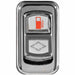 Chrome Actuator Button for Electric Rocker Switches | Fuel Control | Rockwood