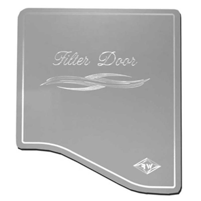 Door Cover Lower Heater and Air Filter | Stainless Steel Interior Protection | Rockwood