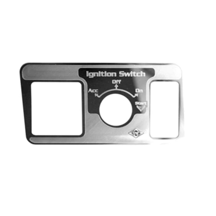 Kenworth Ignition Switch Plate | Stainless Steel Interior Trim | Rockwood