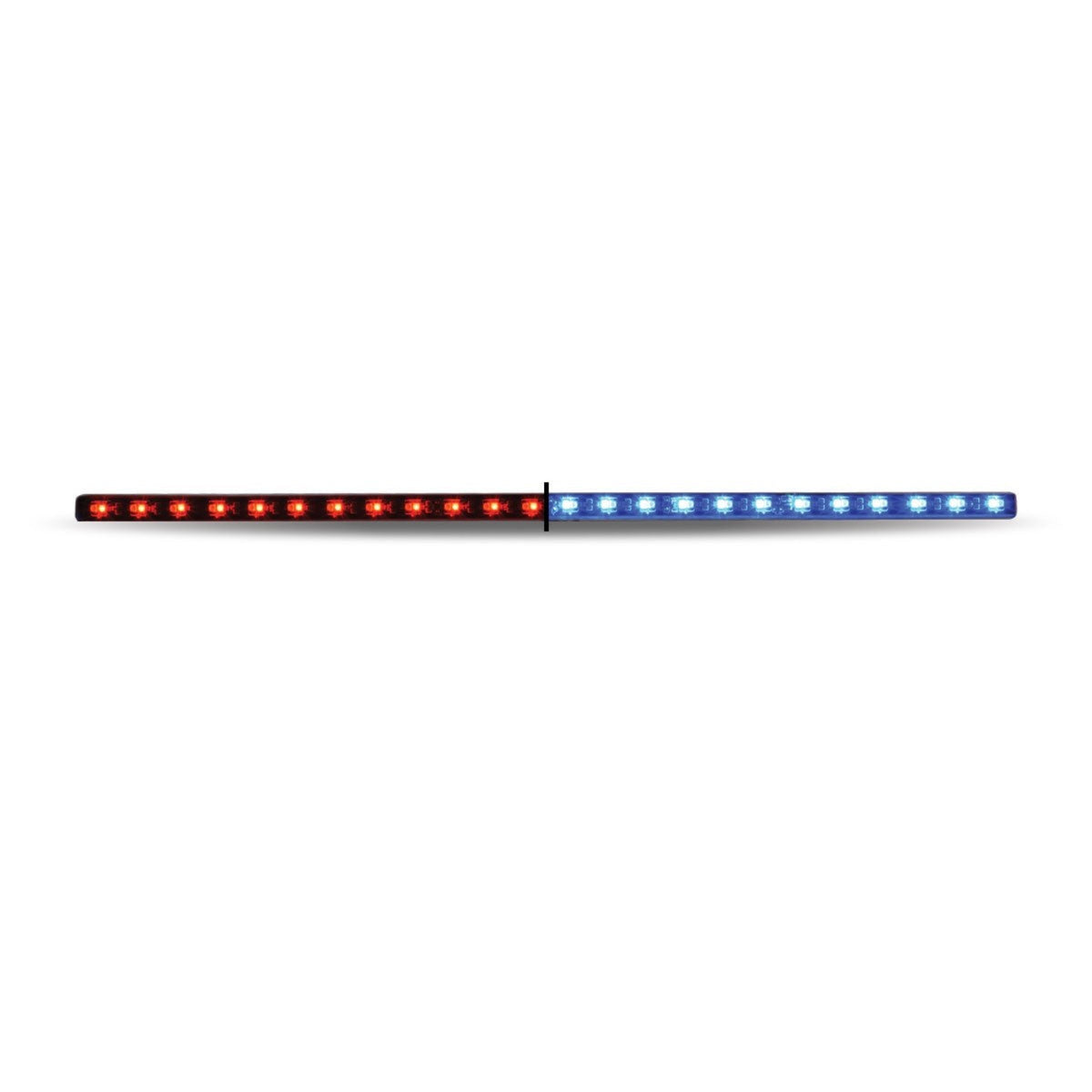 17 Inch Dual Color LED Strip Light Red Blue 24 Diodes | Trux Accessories