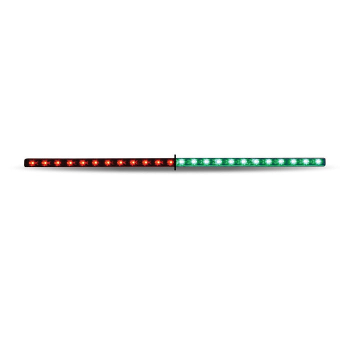 17 Inch Dual Color LED Strip Light Red Green 24 Diodes | Trux Accessories