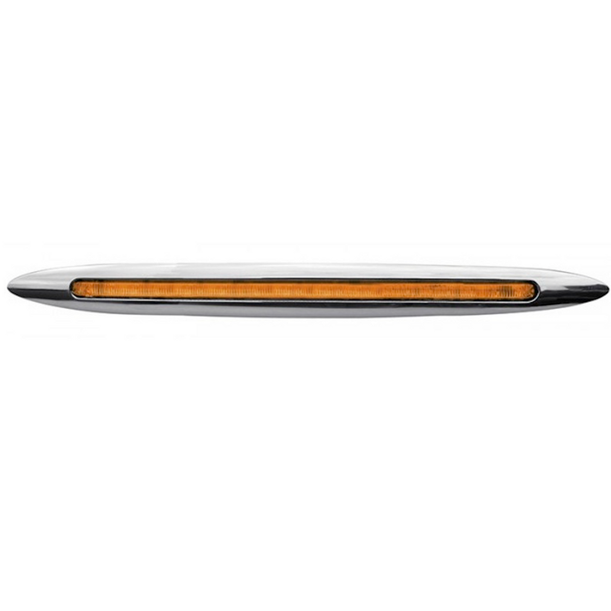 17″ Slim Flatline LED Light | Amber LEDs Amber Lens | 24 Diodes | Trux Accessories