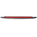 17″ Slim Flatline LED Light | Red LEDs Red Lens | 24 Diodes | Trux Accessories