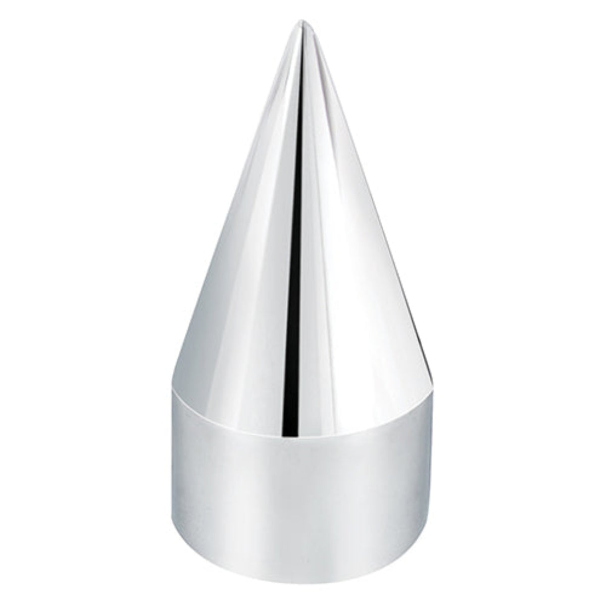 4-1/8 Inch Chrome Spike Push-On Lug Nut Cover | 33 mm Base | United Pacific