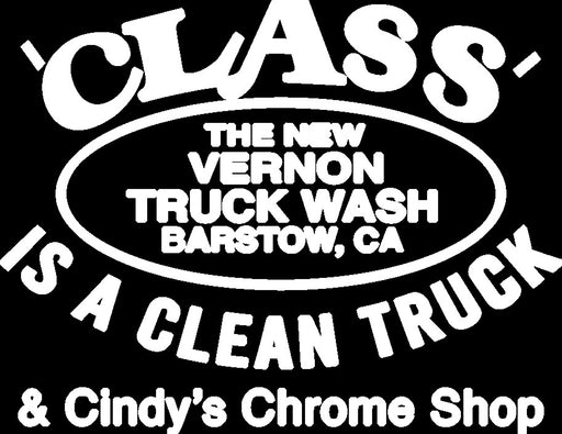 The New Vernon Truck Wash & Cindy's Chrome Shop Car / Truck Decal