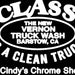 The New Vernon Truck Wash & Cindy's Chrome Shop Car / Truck Decal